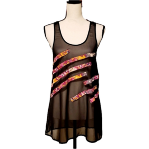 Sheer Racerback Long Tank